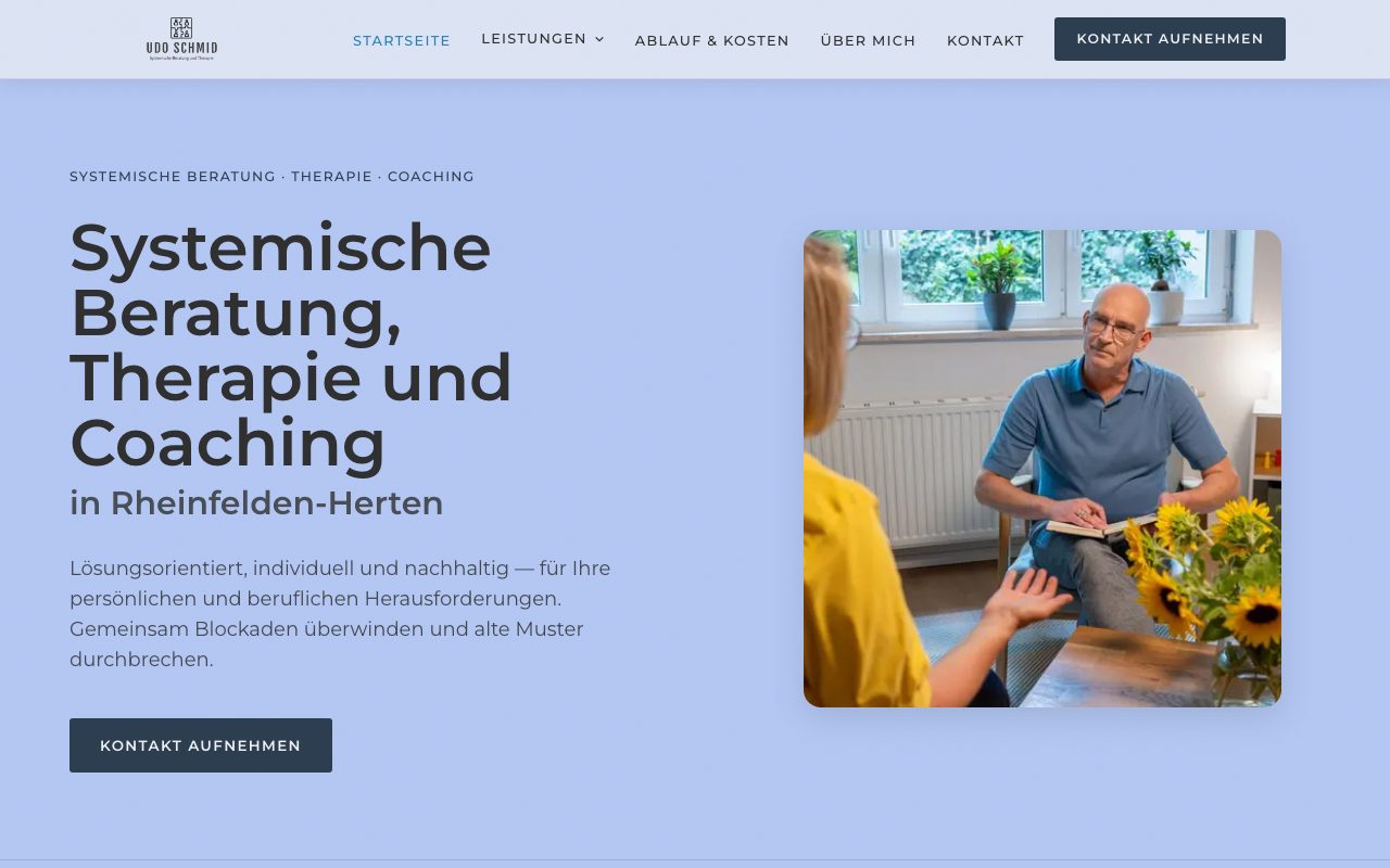 Startseite von Udo Schmid